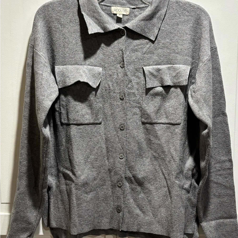 Gray‎ Button-Up Shirt
